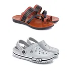 Combo of Flipflops & Clogs for Men 