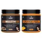 Natural Mulethi & Orange Peel Powder for Skin & Hair 