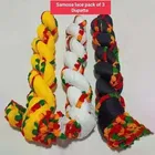 Cotton Blend Printed Dupatta for Women (Multicolor, Pack of 3)