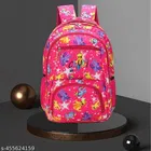 Polyester Backpack Bag, Pink