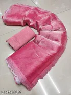JImmy Choo Saree for Women, Pink 