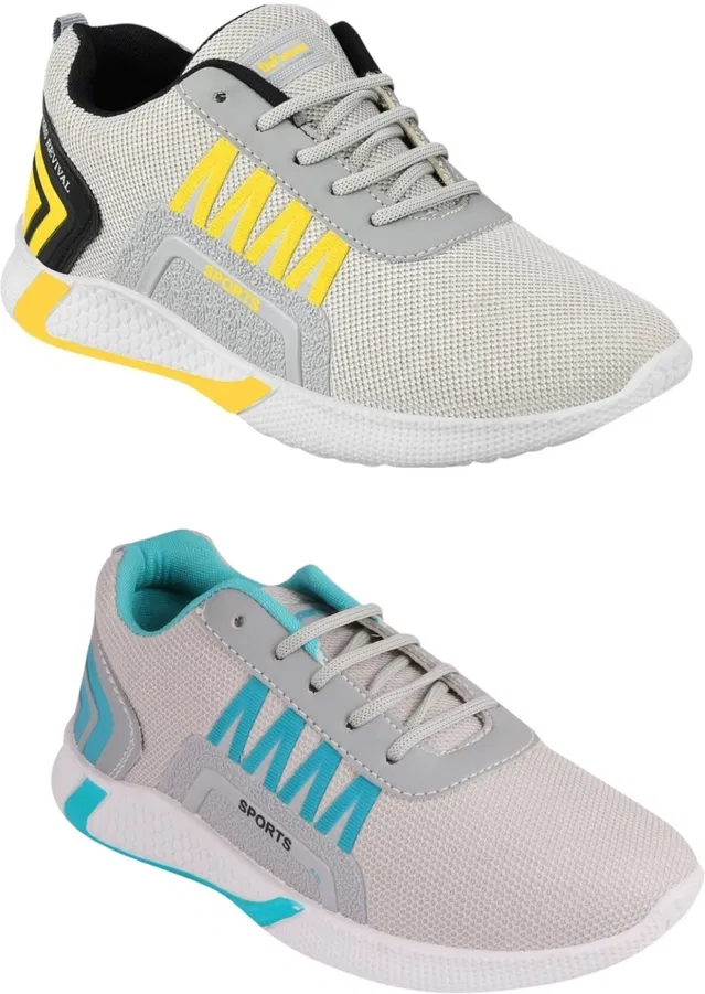 Casual Shoes for Men (Multicolor, 10) (Set of 2)