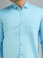 Cotton Blend Solid Shirt for Men, Multicolor, Pack of 3 