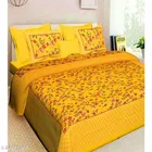 Microfiber Queen Bedsheet with 2 Pillow Cover 