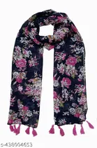 Poly Chiffon Printed Scarve for Women 