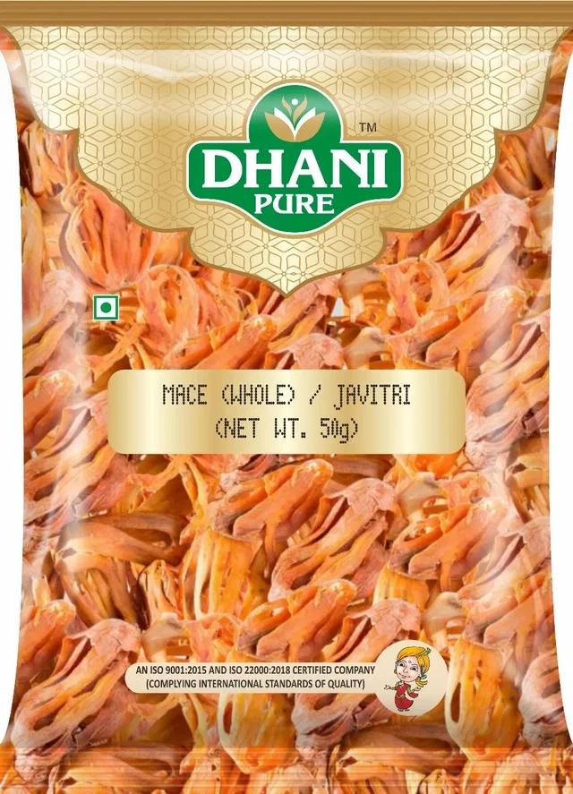 धनि प्योर जावित्री साबुत 50 g