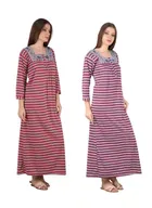 Woolen Hosiery Nighty for Women 