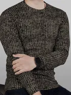 Cotton Blend Round Neck Printed T-Shirt for Men 
