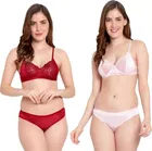 Silk Blend Lingerie Set for Women 