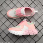 Casual Shoes for Women (Pink & White, 5)
