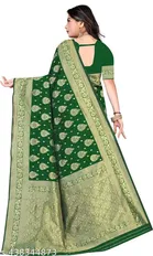 Banarasi Silk Zari Woven Saree for Women 