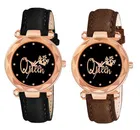 Designer Leather Analog Watch for Women & Girls 