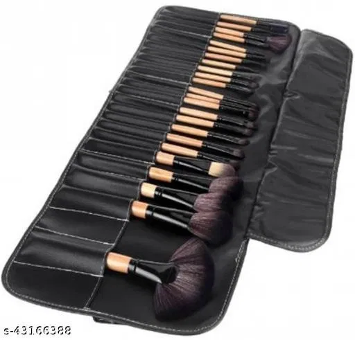 Makeup Brushes Set, Multicolor, Set of 1