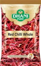 Dhani Pure Red Chilli Whole (With Stem) 100 g