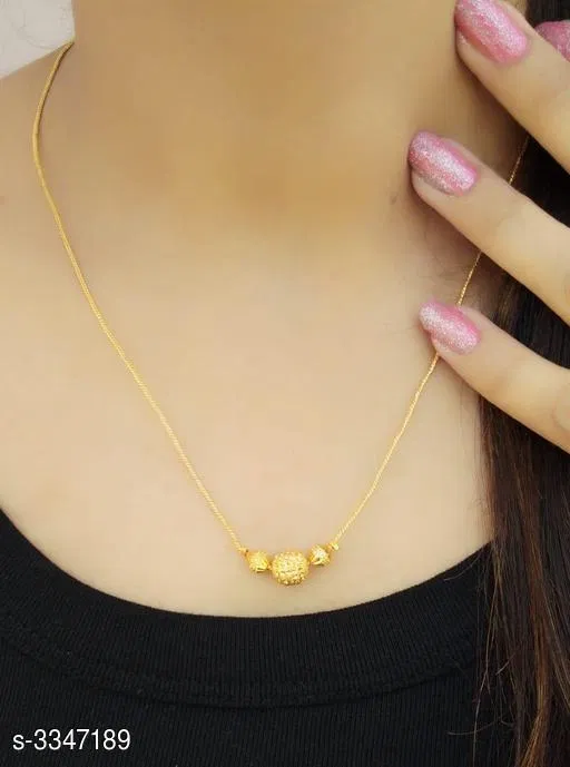 Necklaces & Chains for Women Gold Free Size