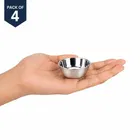 Stainless Steel Chutney Mini Bowl, 30ml [Pack of 4]