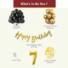 7th Happy Birthday Balloon Decoration Kit, Multicolor, Pack Of 52