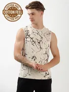Round Neck Printed T-Shirt for Men 