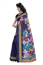 Khadi Silk Printed Saree for Women 