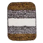 Status Stripe Anti Skid Bathmat 30x45cm Brown