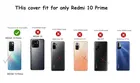 Rubber Mobile Back Cover for MI Redmi 10 Prime 