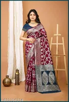 Zari Woven Banarasi Saree for Women 