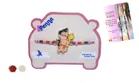 Alloy Rakhi with Greeting Card & Roli Chawal 