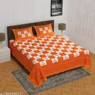 Cotton Double Bedsheet with 2 Pillow Cover 