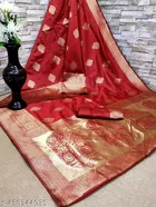 Banarasi Silk Zari Woven Saree for Women 