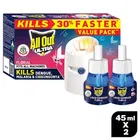 All Out Ultra Floral Fragnance Mosquito Repellant Machine + Refill 45 ml 