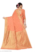 Chanderi Cotton Zari Woven Saree for Women 