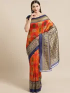 Mysore Silk Printed Saree for Women 