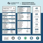 CARBAMIDE FORTE Multivitamin for Men & Women with Probiotics Supplement | Multivitamin Tablets 