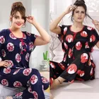 Satin Nightsuit for Women 