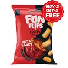 Fun Flips Hot & Saucy 4X65 g (Buy 2 Get 2 Free)