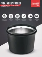 Stainless Steel Microwave Safe Insulated Leak Proof 3 Containers Lunch Box Set 