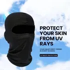 Poly cotton Face Cover Masks, Black