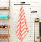 Safina Diamond Design Pink Bath Towel 68x135 cm Pack of 1