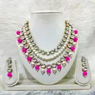 Alloy Necklace with Earrings for Women 