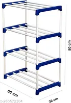 Metal 4 Layer Collapsible Multipurpose Rack 