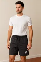 Polyester Solid Shorts for Men 