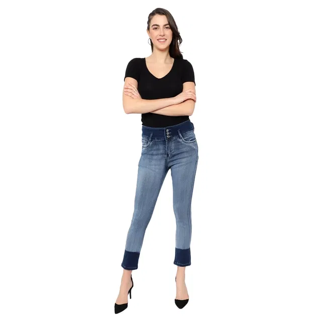Denim Jeans for Women, Blue (34)