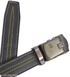 PU Solid Belt for Men, Grey