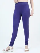 Rupa Cotton Lycra  CHURIDAR LEGGINGS for women, Mustard Yellow (Free Size)