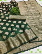 Organza Zari Woven Saree for Women 