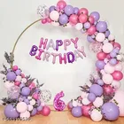 57 Pcs 6th Birthday Decoration kit, Multicolour, Set of 1