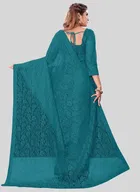 Net Floral Saree for Women 