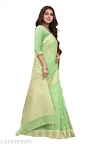 Cotton Zari Woven Saree for Women 