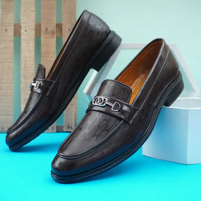 Loafers for Men (Brown, 8)