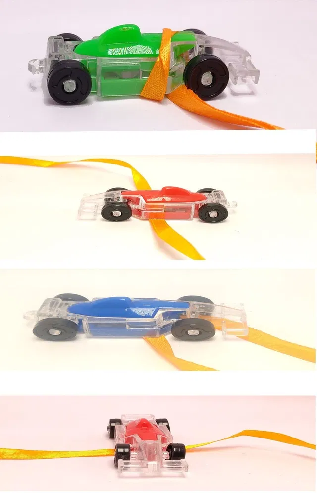 Car Kids Rakhi (Multicolor, Pack of 4)